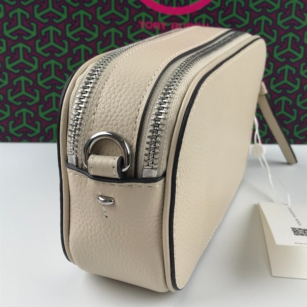 New Ivory Tory Burch Mini Miller Crossbody Bag - Picture 6 of 11